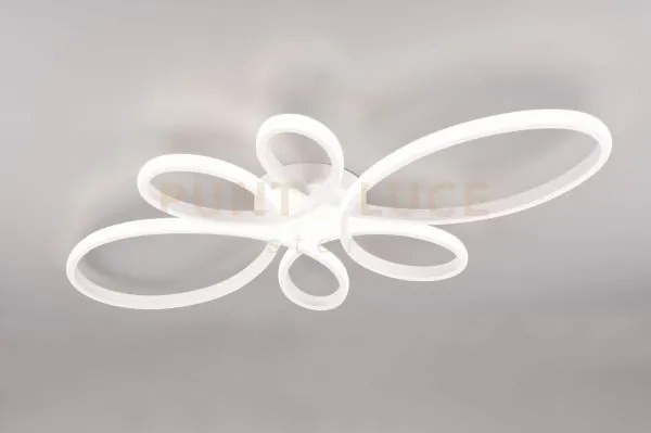 Fly plafoniera grande led 32w 3900lm, 4000k bianca con regolazione ...