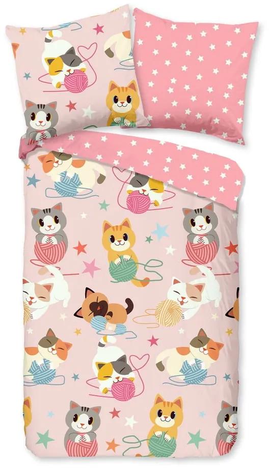 Biancheria da letto per culla in cotone 90x130 cm Cats - Bonami Selection