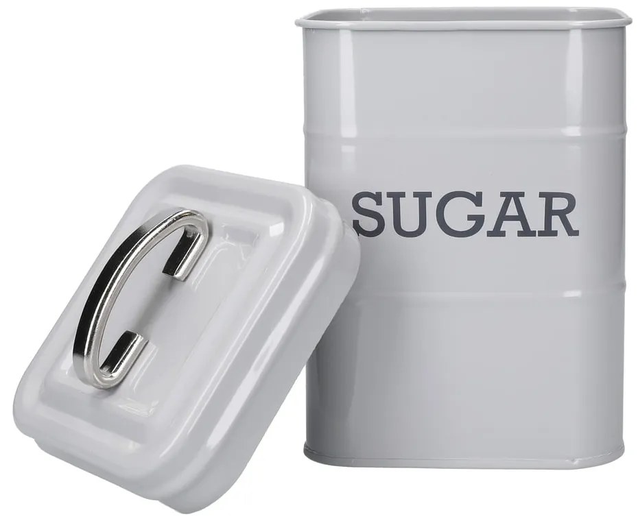 Barattolo da zucchero in latta grigia Nostalgia Living Nostalgia - Kitchen Craft