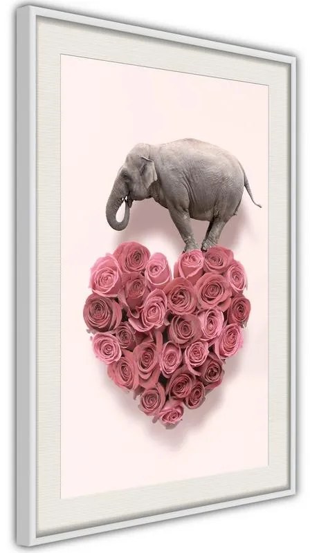 Poster  Proof of Love  Cornice Quadri Cornice nera con pass-partout, Larghezza x Altezza Home decor 40x60