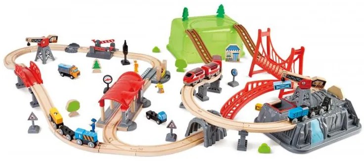 Set costruzioni ferroviarie - 50 pezzi