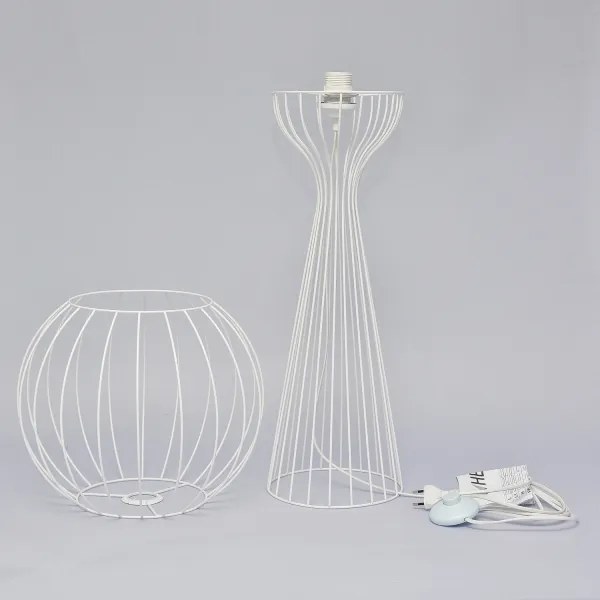 Lampada da terra MERCURE 1xE27/15W/230V bianca