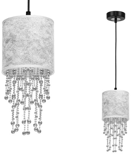 Lampadario a sospensione con filo ALMERIA 1xE27/60W/230V