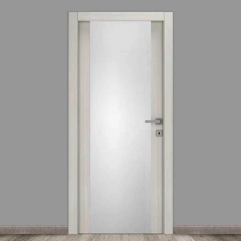 Porta battente Oxford Vetrata palissandro L 60 x H 210 cm reversibile