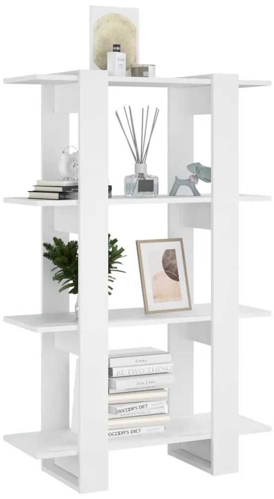 Libreria/Divisorio Bianco 80x30x123,5 cm