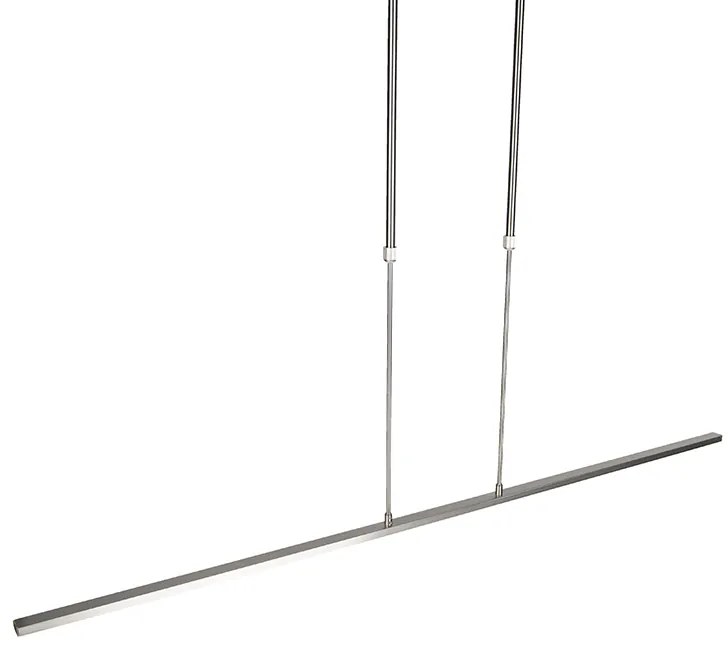 Lampada a sospensione moderna in acciaio con LED regolabile - Bold