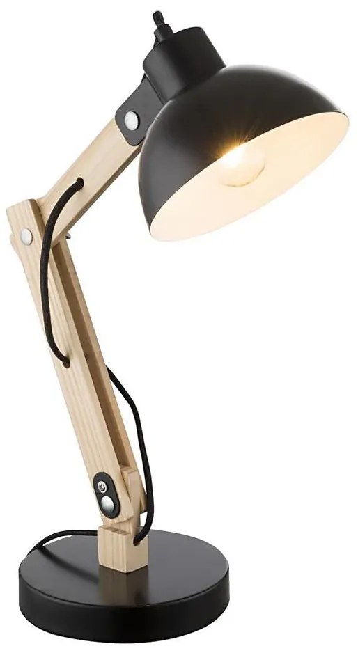 Globo 21504 - Lampada da tavolo TONGARIRO 1xE27/40W/230V