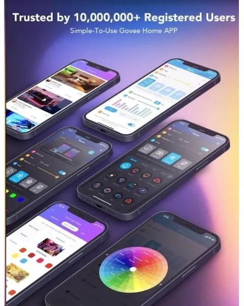Govee - Wi-Fi RGBIC Smart PRO Striscia LED 5m
