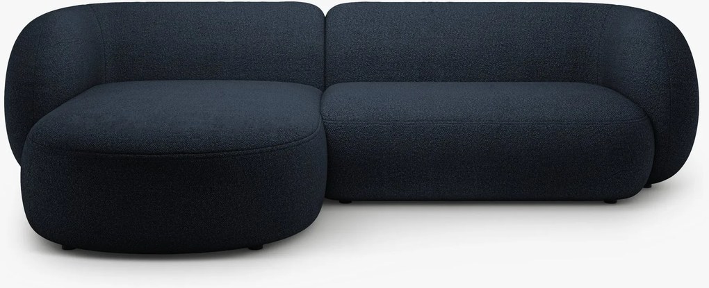Divano angolare Kate in bouclé – L285 cm
