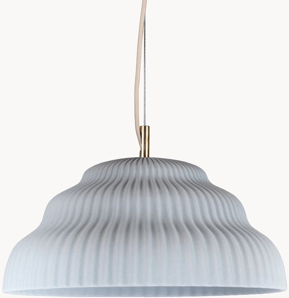 Lampada a sospensione in gres fatta a mano Kaskad, varie misure