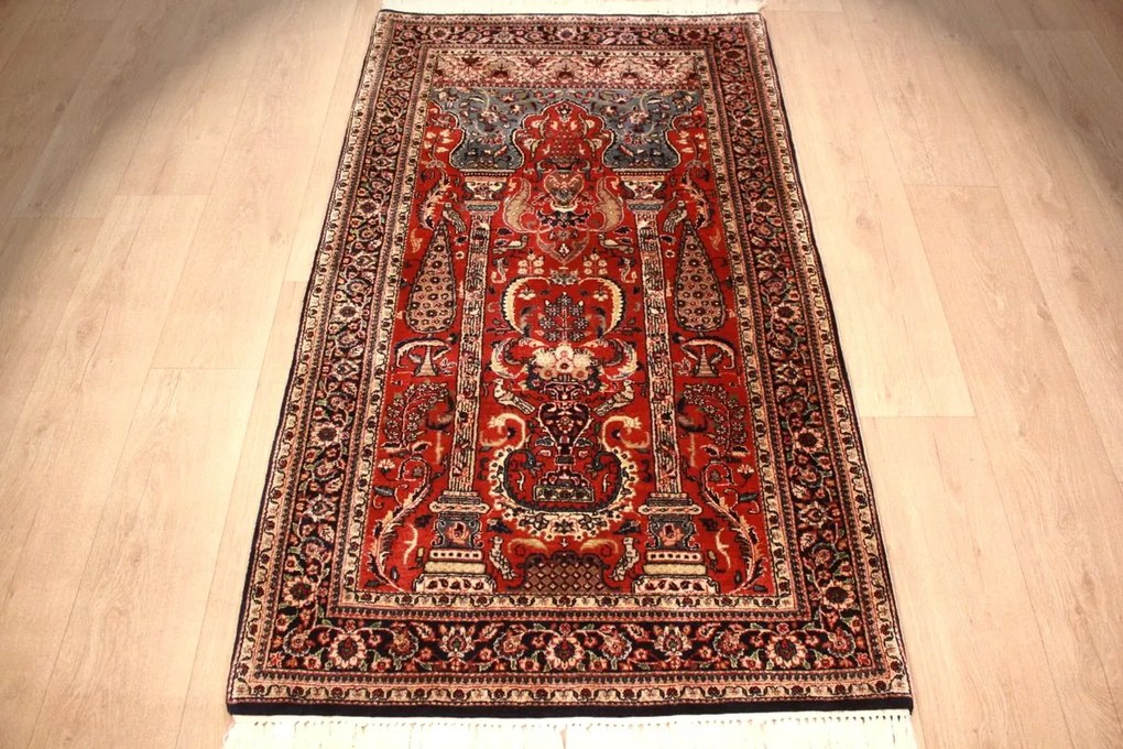 Persian Tappeto 110x190 (Indian) Annodato A Mano