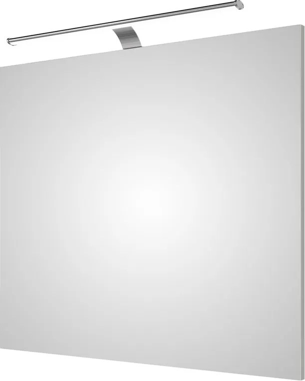 Specchio con illuminazione integrata completo di faretto bagno Solitaire H 70 cm bianco