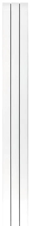 Radiatore acqua calda PRODIGE SUPERIOR in alluminio 1 colonna, 3 elementi, interasse 2000 mm, bianco