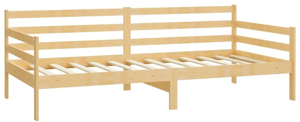 Divano letto con cassetti 90x200 cm legno massello di pino