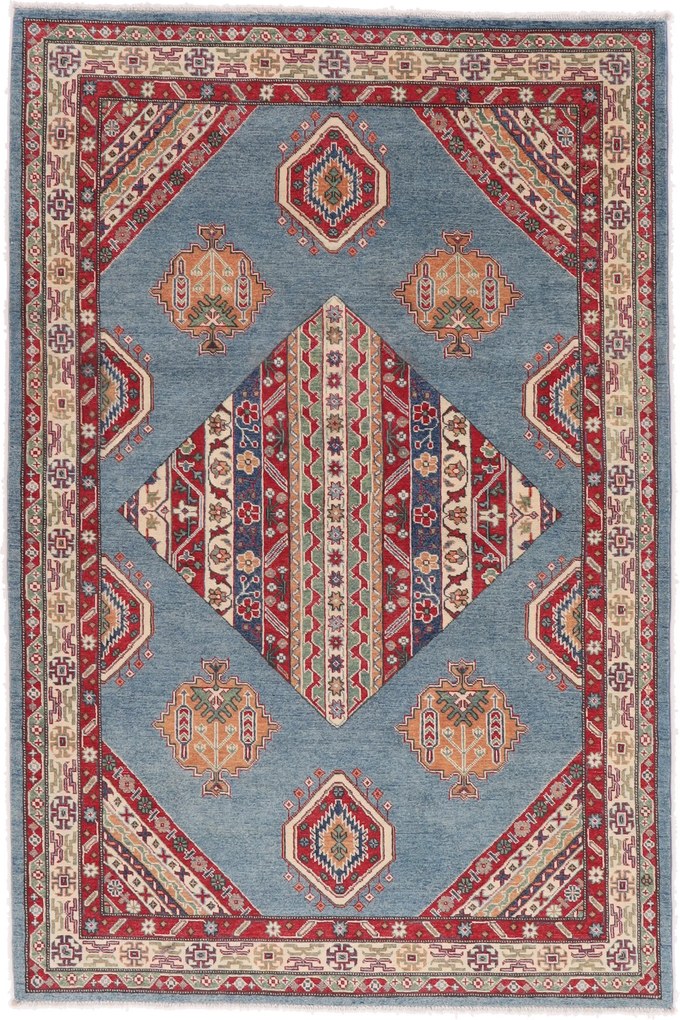 Kazak Tappeto 190x280 (Pakistan) Annodato A Mano