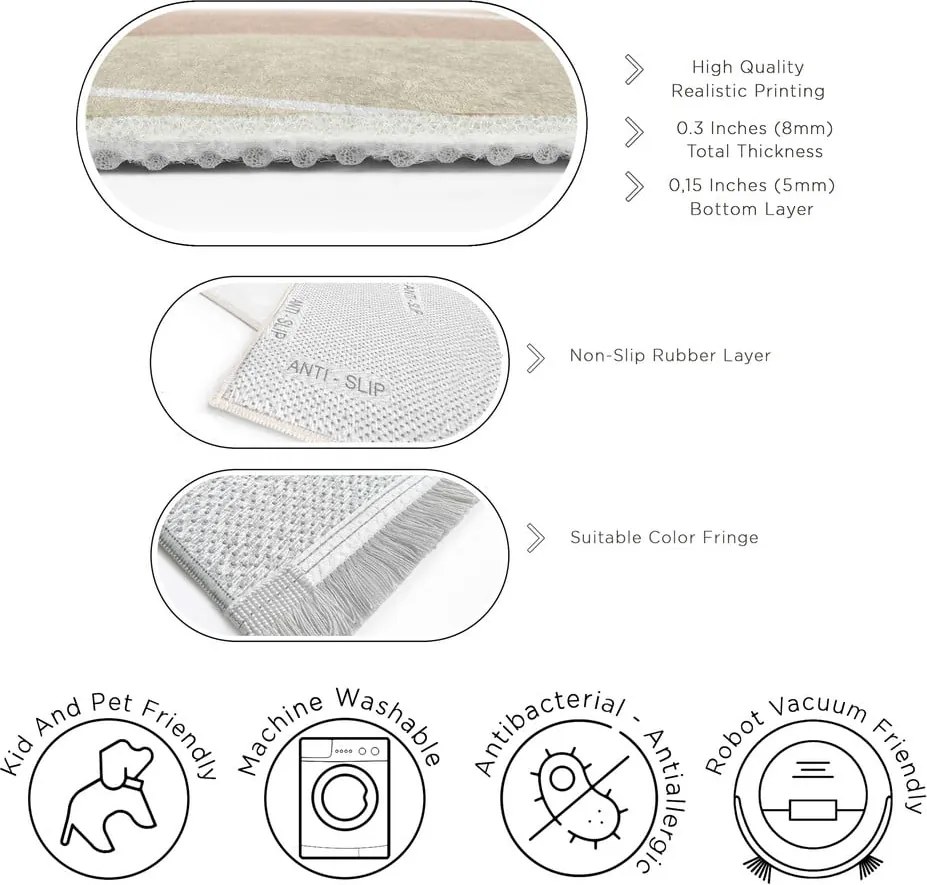 Passatoia lavabile 80x200 cm Desert Walk – Mila Home