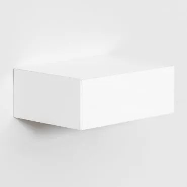 Comodino Sospeso Florens Bianco & ↔︎ 40 Cm - Sklum