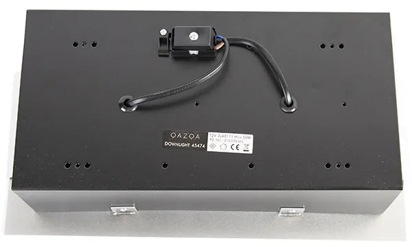 Faretto da incasso in acciaio AR111 orientabile 2 luci - Oneon