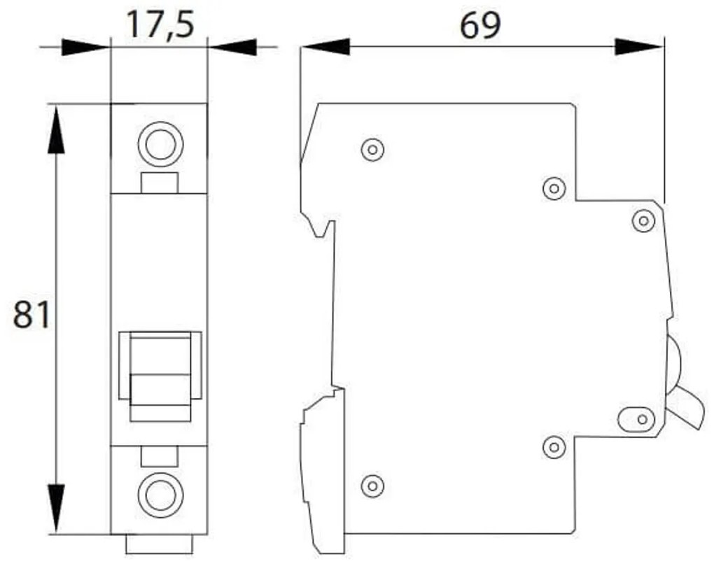 Interruttore Magnetotermico SCHELINGER 1P - 16A - Tipo B
