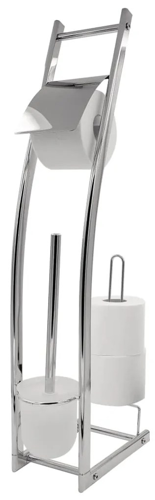 Set Scopino Wc 3-in-1 Fabio Cromo Lucido /
