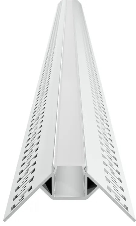 Profilo da Incasso per Cartongesso ad Angolo Esterno per strisce LED Selezionare la lunghezza 2 Metri