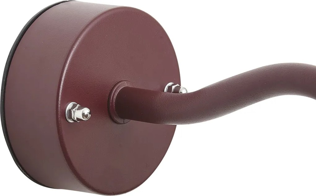 Lampada da parete da esterno classica rosso scuro IP44 - Monaco