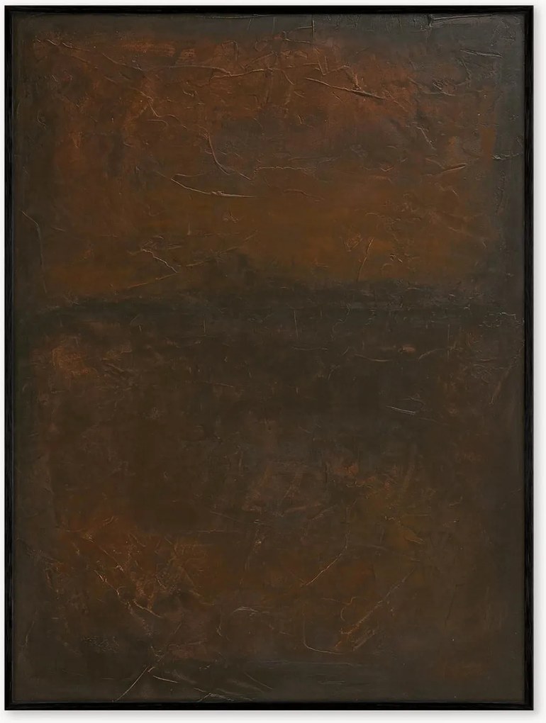 Quadro su tela incorniciato dipinto a mano After Dark