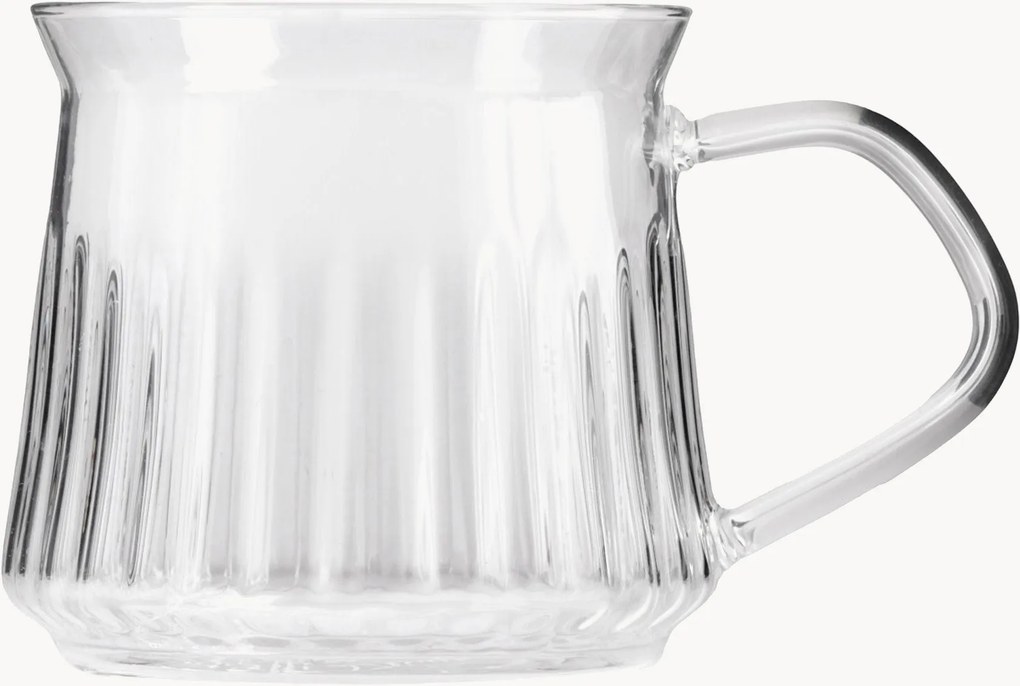 Set di 2 tazze in vetro borosilicato Mia