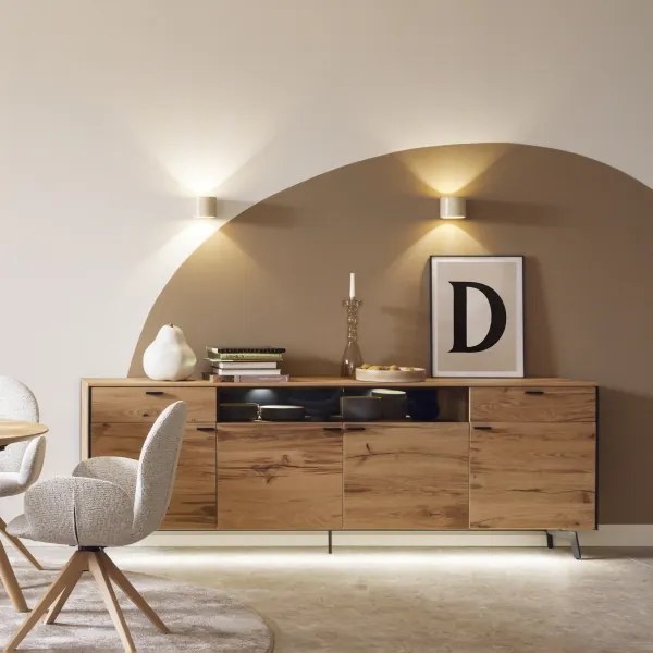 Schöner Wohnen 12542-42 - Lampada da parete TRAVENTA 1xG9/10W/230V in cemento