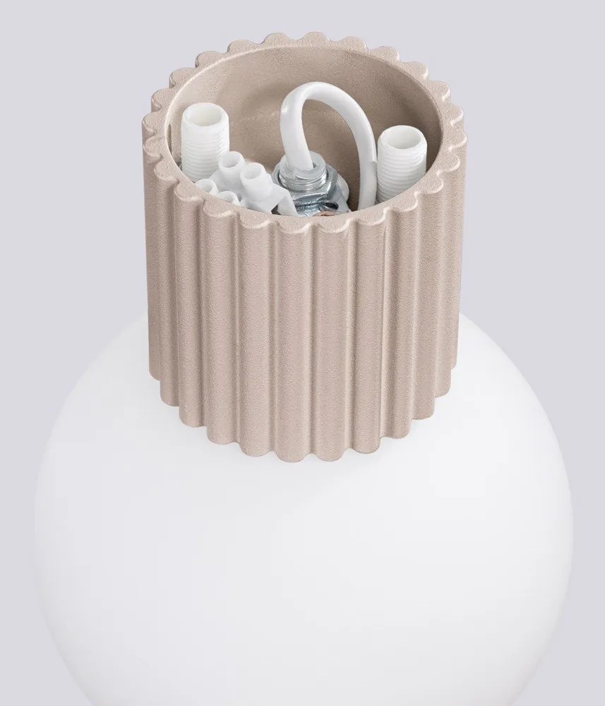 Lampada da parete grigio tortora Orbital – Sollux