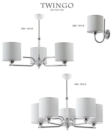 Jupiter 1406 - TW K B - Applique TWINGO 1xE27/60W/230V