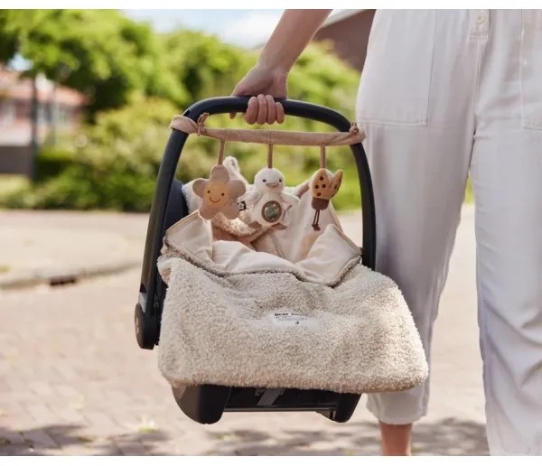 Jollein - Sacco per seggiolino auto BOUCLE 42x82 cm Boucle Naturel