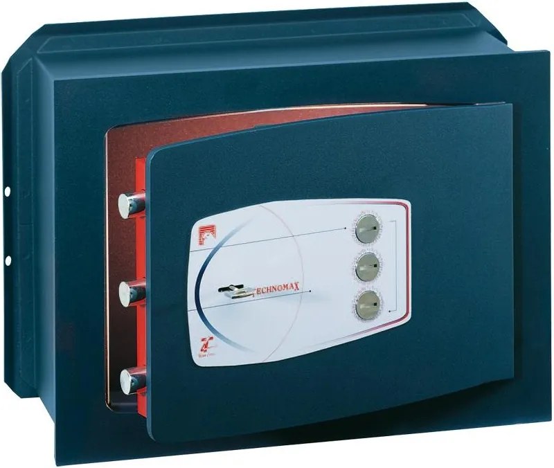 Cassaforte a Muro a Chiave + Combinazione Serie Gold Technomax - 270X390X200Mm...