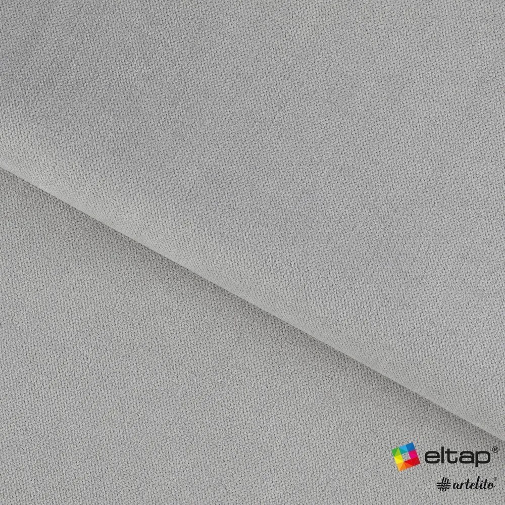 Divano grigio allungabile/con contenitore e rivestimento in ciniglia 214 cm Fulgeo – ELTAP