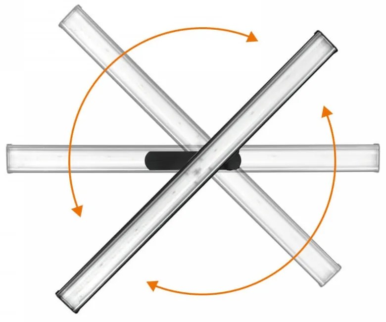 Lampada LED Lineare 34W,Trifase,60cm, simm. 2x45° con driver Philips Colore Bianco Variabile CCT