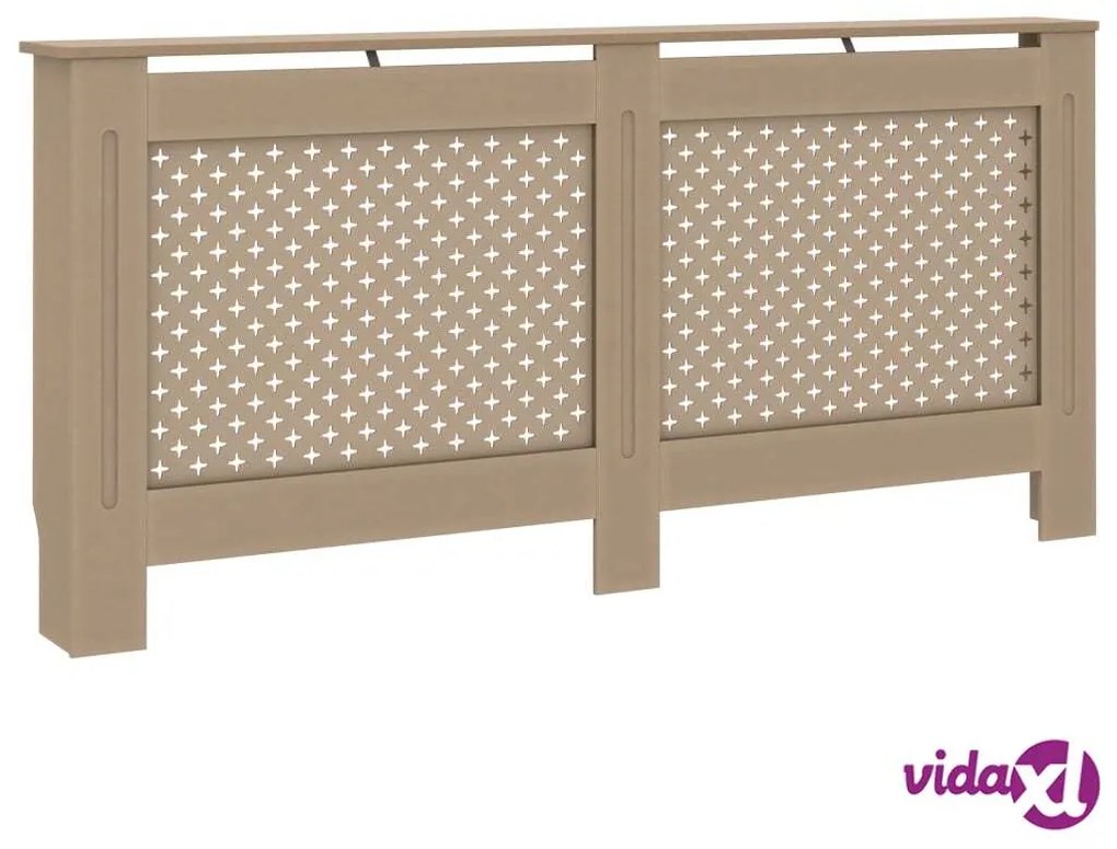 vidaXL Copertura per Radiatore 172x19x81,5 cm in MDF