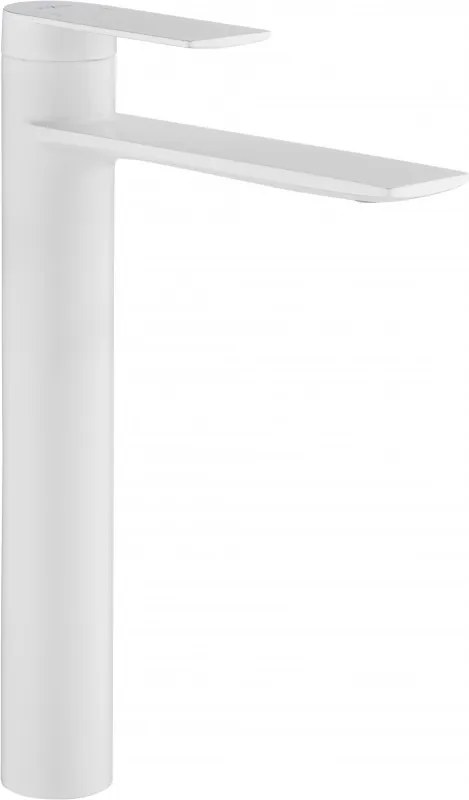 Mexen Zero rubinetto alto per lavabo, bianco - 71110-20