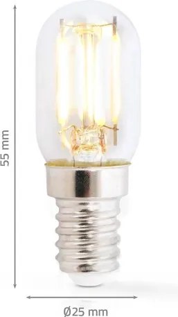 Nedis LBCRFE14T22 - Lampadina LED per frigorifero T22 E14/1,5W/230V 1800K