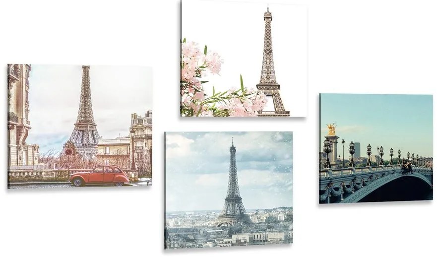 Set di quadri – Torre Eiffel