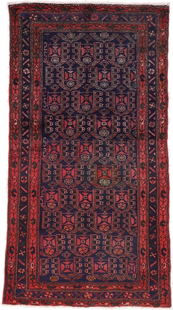 Hamedan Tappeto 110x200 (Iran) Annodato A Mano