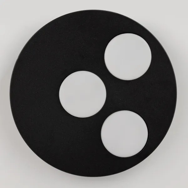 Plafoniera BROS 3xGX53/12W/230V nero