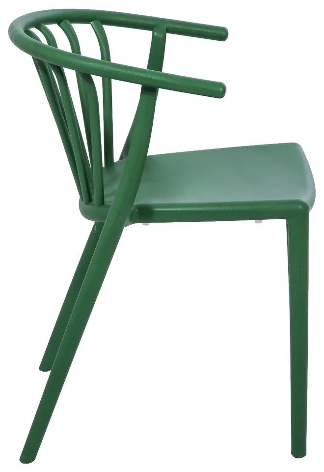 Sedia da giardino verde Capri - Bonami Essentials