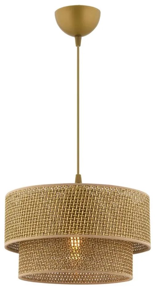 Lampadario a cavo ECHO 1xE27/60W/230V marrone