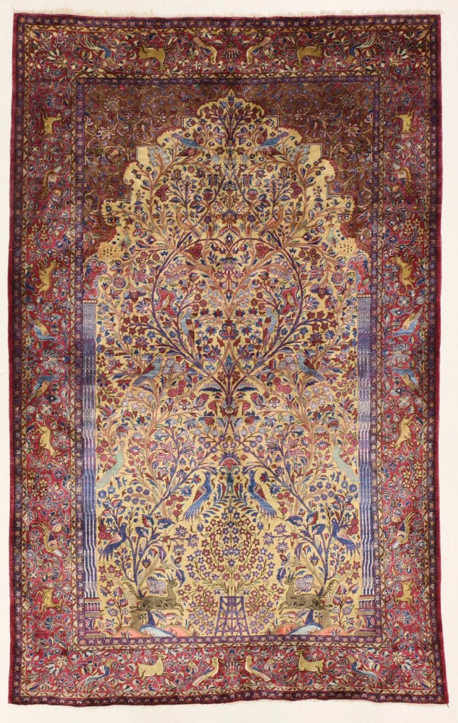 Kashan Tappeto persiano 200 x 130 (Iran) Annodato A Mano