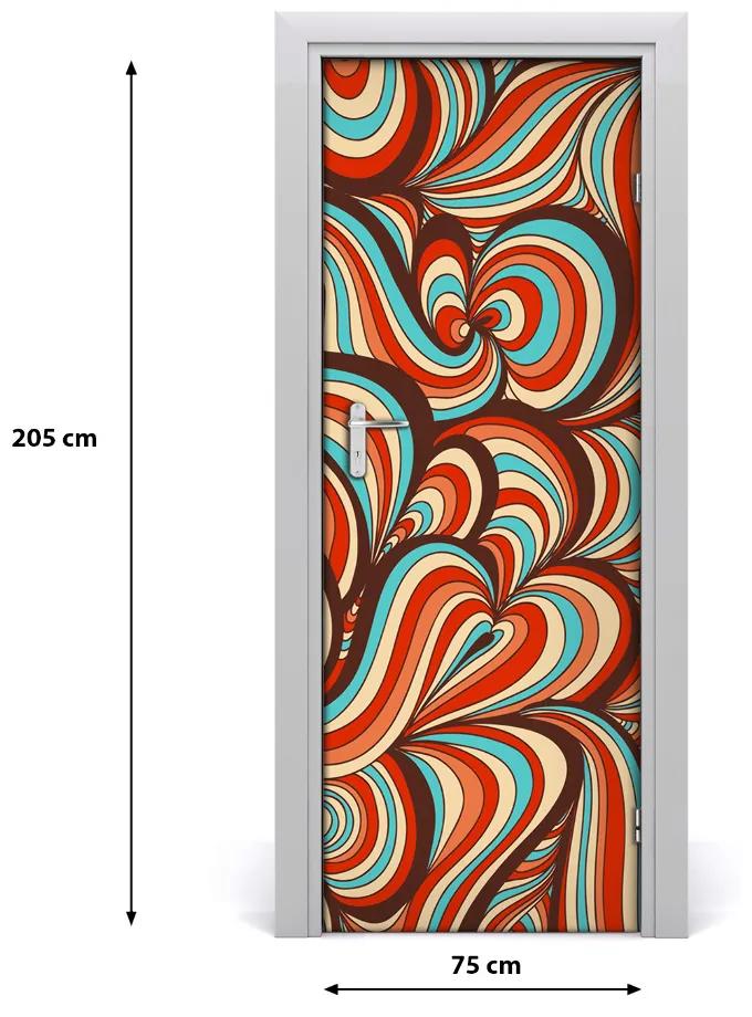 Sticker porta Pattern rotante 75x205 cm