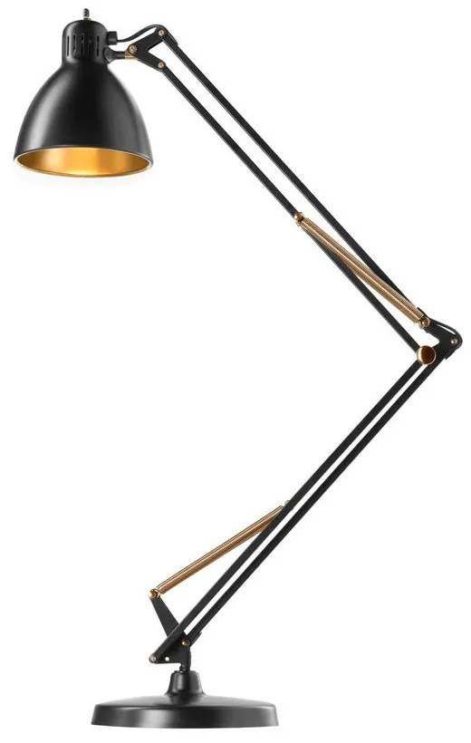 Nordic Living - Archi T2 Lampada da Tavolo con Base Nero/Oro NORDIC LIVING