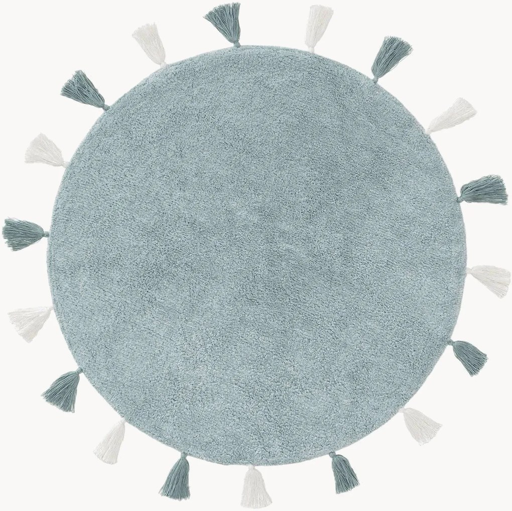 Tappeto rotondo fatto a mano Malu