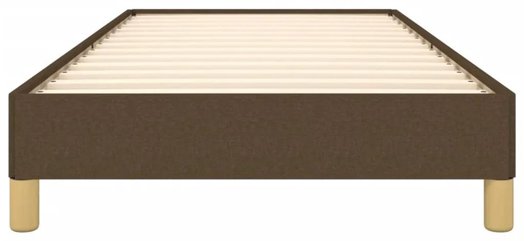 Giroletto marrone scuro 90x190 cm in tessuto
