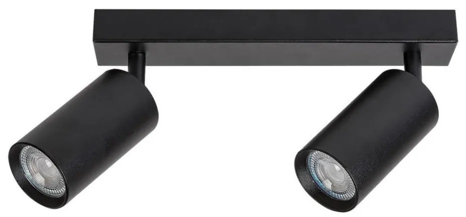 Rabalux 2085 - Faretto da binario SOLO 2xGU10/25W/230V nero