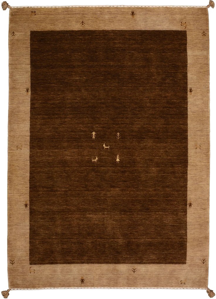 Loribaft Tappeto orientale 250 x 170 Rosso (Indian) Annodato A Mano